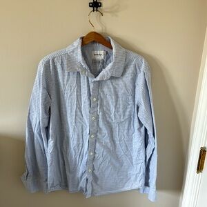 Long sleeve striped slim fit shirt